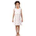 thumbnail image 6 of Girls Dress Bows Checkered Sleeveless Dress for Girls Hem A-Line Casual Sundress, 6 of 7