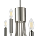thumbnail image 7 of 12-Light Nickel Chandelier, 30.7 IN Industrial Pendant Light, Retro Light Fixture for Dining Room Kitchen Island, 7 of 7