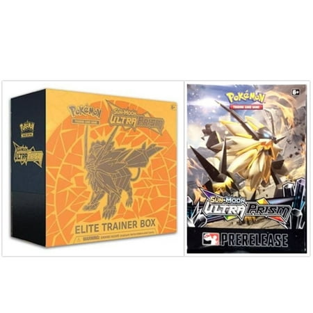 Ultra Elite Digest - Pokemon Trading Card Game Ultra Prism Dusk Mane Necrozma Elite Trainer Box and Pokemon TCG Ultra Prism Prerelease Kit Collection Bundle, 1 of Each