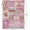 thumbnail image 2 of LHSHID 18 Year Old Girl Birthday Creative Blanket Gift 40x50in, 2 of 9