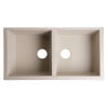 thumbnail image 4 of ALFI brand AB3420UM-B Biscuit 34" Undermount Double Bowl Granite Composite Kitchen Sink, 4 of 10