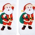 thumbnail image 3 of Calcetines bajos de tripulación Calcetines cortos de Navidad Lovely Deer Santa Calcetines tobilleros casuales para regalos Santa blanco jinwen calcetines de dibujos animados para mujer, 3 of 3