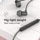 thumbnail image 5 of Bluelans-auriculares intrauditivos estéreo de 3,5mm, auriculares con graves de Metal, auriculares deportivos para música, tapón para los oídos, 5 of 5