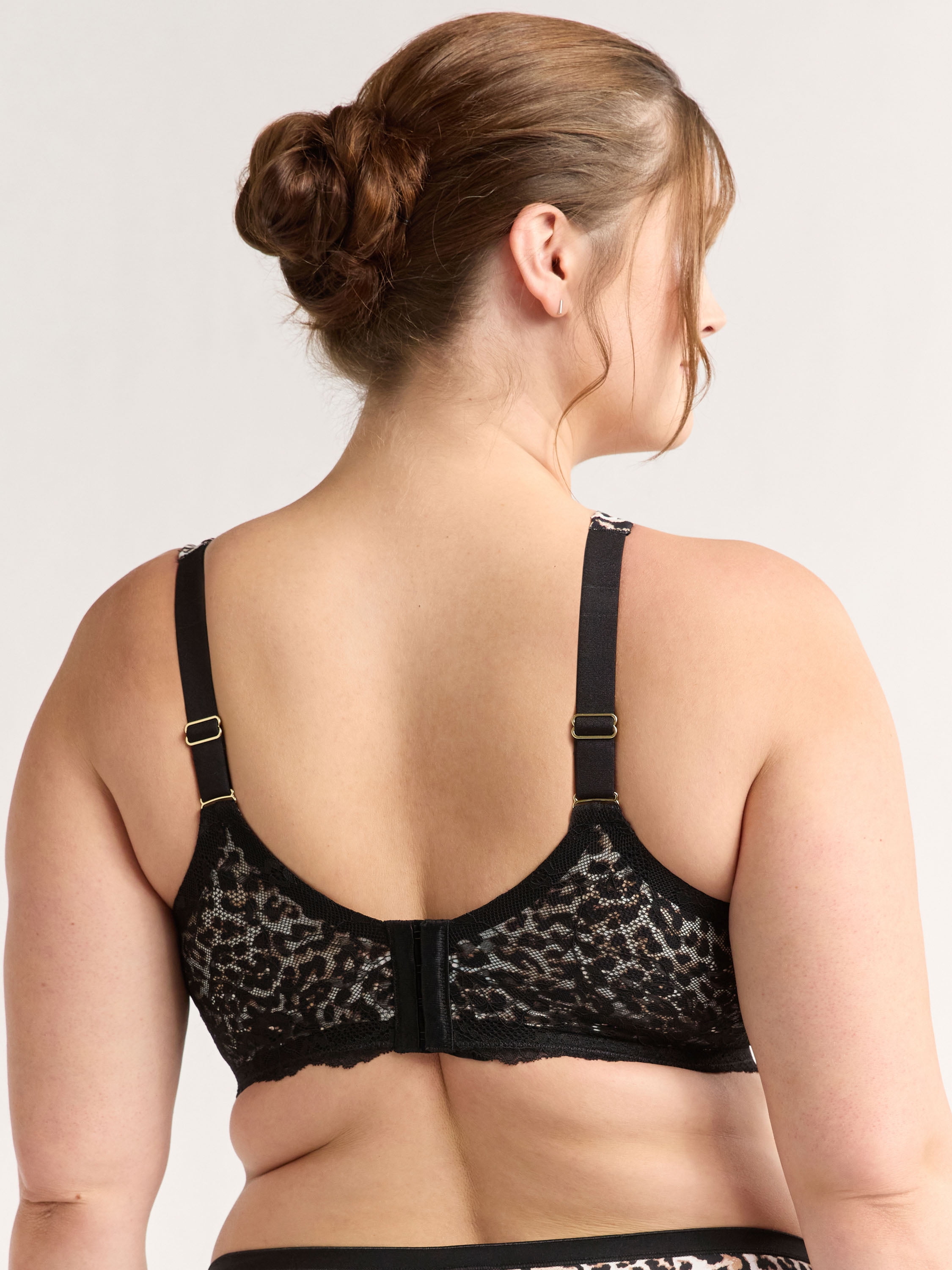 Joyspun Women's & Women's Plus Lace Wing T-Shirt Bra, Sizes 38DD-46DDD