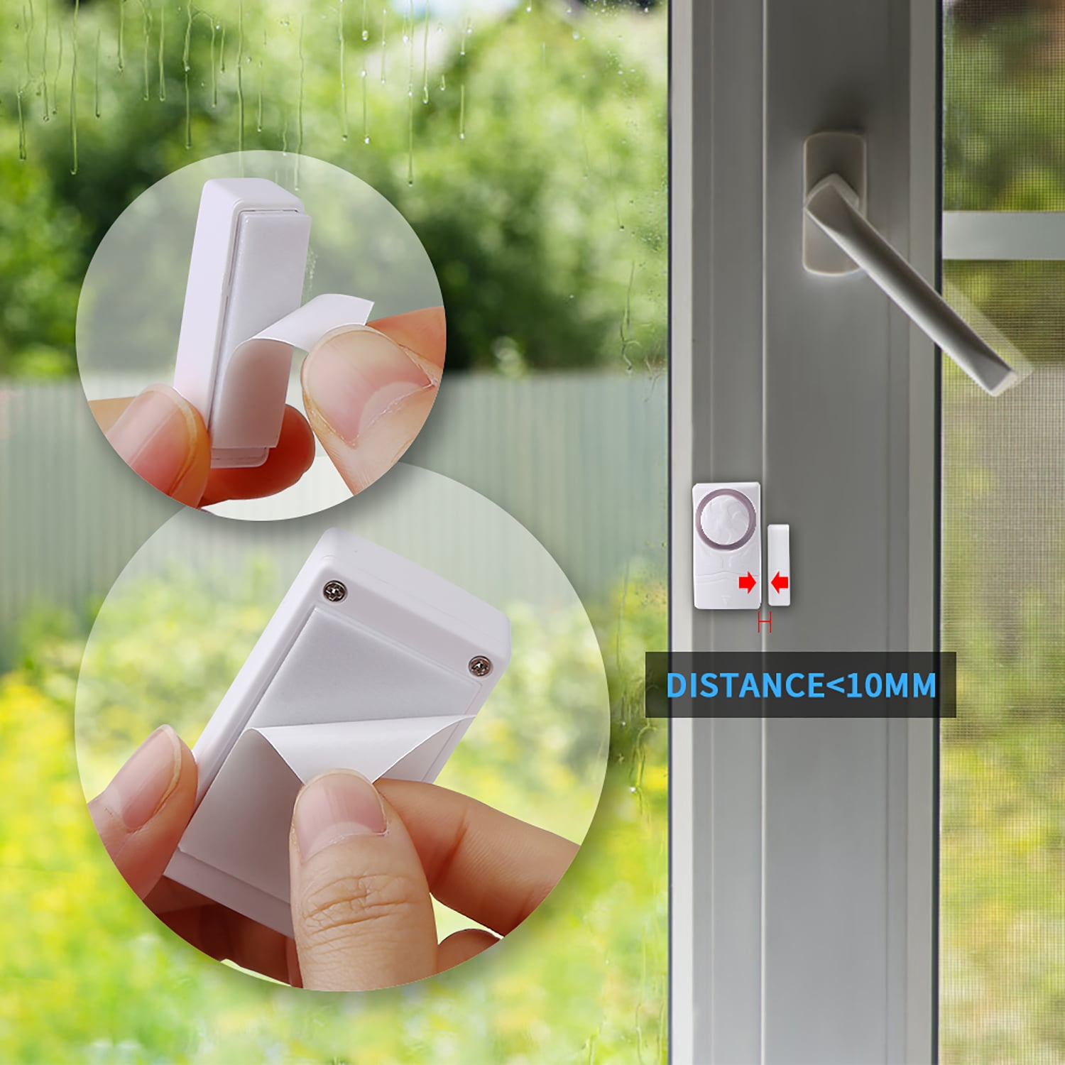Wsdcam Door and Window Alarm for Home Magnetic Window Alarm Sensors for Home Security, Loud 110dB - 8 Pack