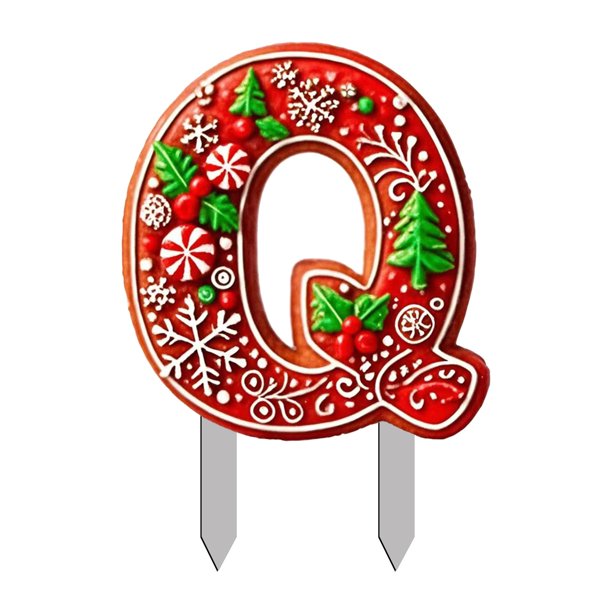26 Piezas De Adornos Con Letras Para Navidad Para Exteriores, Insertos Para El Suelo Del Árbol De Navidad, Decoración Para Exteriores, Insertos Con Letras Con Motivos Navideños, Insertos Acrílicos 2