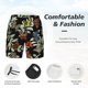 thumbnail image 3 of Fotbe Multicolored Butterflies Traje de Baño para Hombre – Shorts de Natación de Secado Rápido con Forro y Bolsillos-Large, 3 of 6