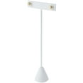 thumbnail image 2 of Plymor White Faux Leather "T" Style, Single Pair Earring Display Stand, 2.5625" W x 1.25" D x 6.75" H (Pack of 6), 2 of 2