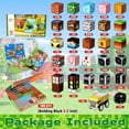 thumbnail image 5 of Magnetic Blocks - Minecraft Building Blocks - Building play for children ages 4-10 - Construction building set, birthday gift, Christmas gift, gift for children ages 4 and up, 5 of 10