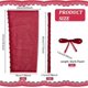 thumbnail image 2 of Kit de corsé ajustable para espalda, repuesto de cremallera para vestido de novia de mujer, kit de corsé de malla de gasa con lazos y espalda con cordones., 2 of 6