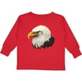 thumbnail image 3 of Inktastic Bald Eagle Boys or Girls Long Sleeve Toddler T-Shirt, 3 of 5