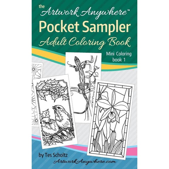 Mini Coloring: Artwork Anywhere Pocket Sampler: Adult Coloring Book (Paperback)
