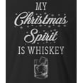 thumbnail image 2 of 9 Crowns Tees Men's Chirstmas Spirit T-shirt (Medium, Unisex Black), 2 of 3