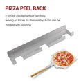 thumbnail image 2 of Pizza Shovel Wall Rack Brushed Stainless Steel Pizza Peel Rack Wall Mounted Hanger Heavy Duty Pizza, 2 of 5