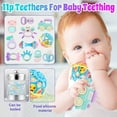 thumbnail image 3 of Ludolm Baby Rattles Toys 0-6 Months: Rattles for Babies 0-3-6-12 Months Infant Rattle Toys for Babies 0-6 Months Teething - Newborn Baby Boy Girl Rattles Set Wrist Socks(Macaron Colors-15PCS), 3 of 7