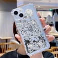 thumbnail image 5 of Skeleton Lovers Clear Case for iPhone 14,Aesthetic Art Design Case for Men Women,Unique Soft Transparent TPU Bumper Case Cover, 5 of 5