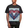 thumbnail image 1 of Spider-Man 230g Vintage Washed Drop Shoulder T-Shirt - Iron On, 1 of 7