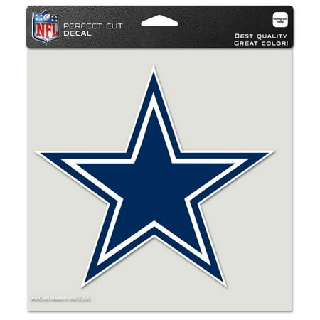 Nfl Dallas Cowboys Fan - Dallas Cowboys Official NFL 8 inch x 8 inch Die Cut Car Decal by Wincraft