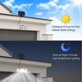 thumbnail image 3 of Solar Light Outdoor 1200lm Super Bright Solar Light with Sensor, 3 Lighting Modes, IP65 Waterproof 270° Adjustable Lighting Angle, With 5m Waterproof Cable, 3 of 5
