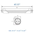 thumbnail image 7 of VIRIBRIGHT® T8 LED Tube, 4Ft, Frosted, Bypass Type B, 18W, 6000K (10 Pack), 7 of 7