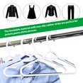 thumbnail image 3 of 30 Pack Clothes Hangers Plastic Hangers Non Slip Hangers Black, 3 of 7