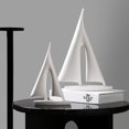 thumbnail image 3 of Sailboat Model Decoration Home Wine Cabinet Decoration Crafts Study Desktop Creative Decoration 14*21cm, 3 of 4