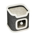 thumbnail image 3 of Rascador cuadrado para gatos, almohadilla para rascar antideslizante con bola protectora para muebles para gatos pequeños, medianos y grandes, 1 nivel, 3 of 9