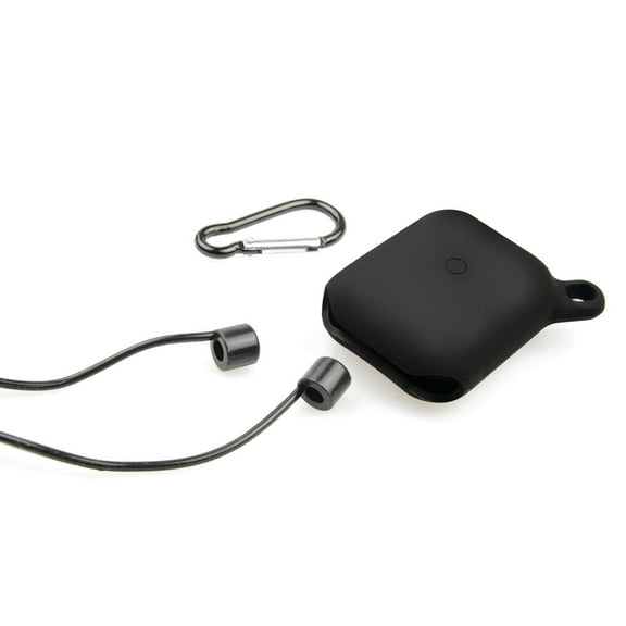 onn. AirPods 2nd Generation Water Resistant Case with Carabiner, Easily Charge and Access, 3 inch