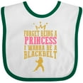 thumbnail image 3 of Inktastic Karate Princess Girls Martial Arts Girls Baby Bib, 3 of 4