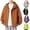 Gold, variant on Windbreaker Jackets for Men Mid-Length Snap Placket Multi Flap Cargo Hooded Windbreaker Waterproof Snap Zip Front Outdoor Work Jacket Purple XL