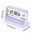 thumbnail image 3 of Clock Alarm Clock Transparent Digital Clock Display Temperature And Humidity Timer Multifunctional Electronic Alarm Clock, 3 of 6