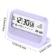 thumbnail image 3 of Herunwer Transparent Digital Clock Display Temperature And Humidity Timer Multifunctional Electronic Alarm Clock, 3 of 6