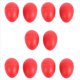 thumbnail image 1 of 5 Par de Huevos Musical de Maracas de Percusion de Plastico Musical Rojo, 1 of 8