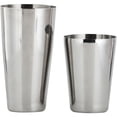 thumbnail image 1 of Set de coctelera de acero inoxidable (acero inoxidable natural), 820ml y 650ml, 1 of 5