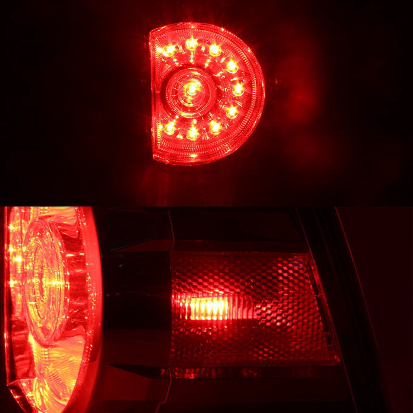 AKKON - For 2005-2015 Tacoma Dark Red Rear Tail Lights Brake Lamps Left + Right Replacement