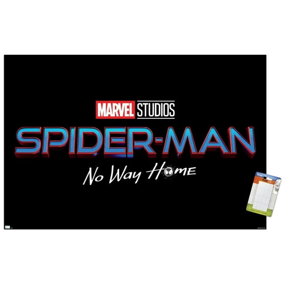 Marvel Spider-Man: No Way Home - Logo 22.37" x 14.72" Framed Poster, by Trends International