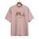 thumbnail image 2 of Palm Angels 22ss Logotipo de la letra Pa Chic Suelto Casual Cuello redondo, 2 of 3