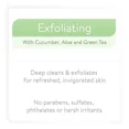 thumbnail image 5 of Equate Exfoliating Cleansing Towelettes with Cucumber, Aloe, and Green Tea, 100 Count, 5 of 10