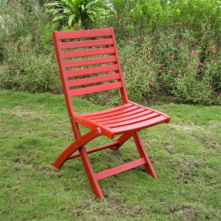 Royal Fiji Folding Patio Dining Chair Set Of 2 Walmart Com