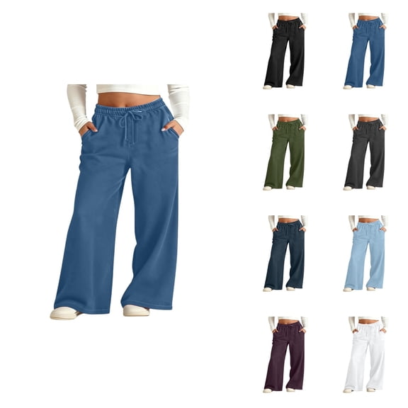 High Waist Wide Leg Jeans for Girls – Stretchy Loose Straight Denim Pants with Drawstring Waistband, Pockets, Bow Detail, Y2K Streetwear Casual Trousers