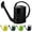 Black, variant on Plant Watering Can 1 Gallon, Watering Can for Outdoor Plants, Water Can for Plants, Plastic Garden Watering Can with Sprinkler Head-Grass Green