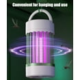 thumbnail image 7 of Mosquito Zapper Outdoor and Indoor, Fly Zapper, Electric Rechargeable Cordless Waterproof Mosquito Trap, Mosquito Killer Lamp for Home, Patio, Camping and RV, USB Battery Powered, 7 of 7