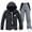 C, variant on PIOMLL Snow Suits for Men Casual Solid Color Snowboard Warm A Winter Ski Suits L