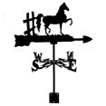 thumbnail image 1 of BauernhausWetterfahne, Dachhalterung, Wetterfahne, Garten, Metallhalterung Hof, – Steed, 1 of 5