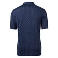 thumbnail image 3 of Men's Cutter & Buck Navy Chicago Bears Big & Tall Virtue Eco Pique Tile Print Recycled Polo, 3 of 3