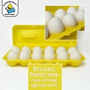 Cackle Hatchery Foam Egg Cartons for Chicken Eggs Holds 1 Dozen Eggs (Assorted Colors, 50 Pack)