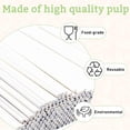thumbnail image 4 of 4 Inch White Lollipop Sticks,Bexikou 200 Pieces Paper Lollipop Sticks,Paper Candy Sticks for Cake,Candy,Chocolate,Cookie,Dessert, 4 of 7
