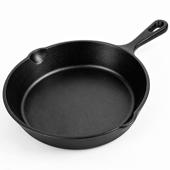 Cast Iron Skillet, TAIMASI 8" Non-Stick Pre-Seasoned Frying Pan, Oven Safe Cookware Set for Grilling, Sauteing, Baking