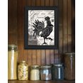 thumbnail image 2 of Trendy Decor 4U "WELCOME TO THE FARM CHICKEN" Framed Wall Art, Modern Home Décor Black Framed Print for Living Room, Bedroom & Farmhouse Wall Decoration by Cindy Jacobs 19"x15", 2 of 2