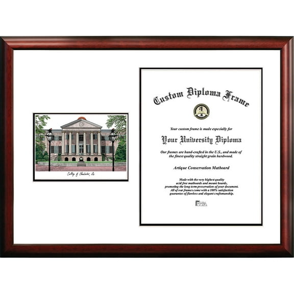College of Charleston 20" x 16" Scholar Diploma Frame